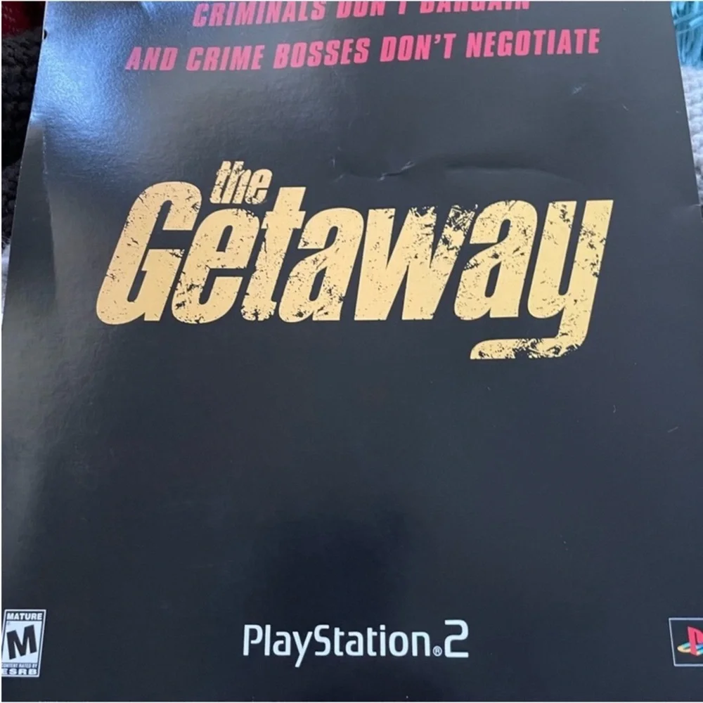 The Getaway Press Kit Folder Ps2